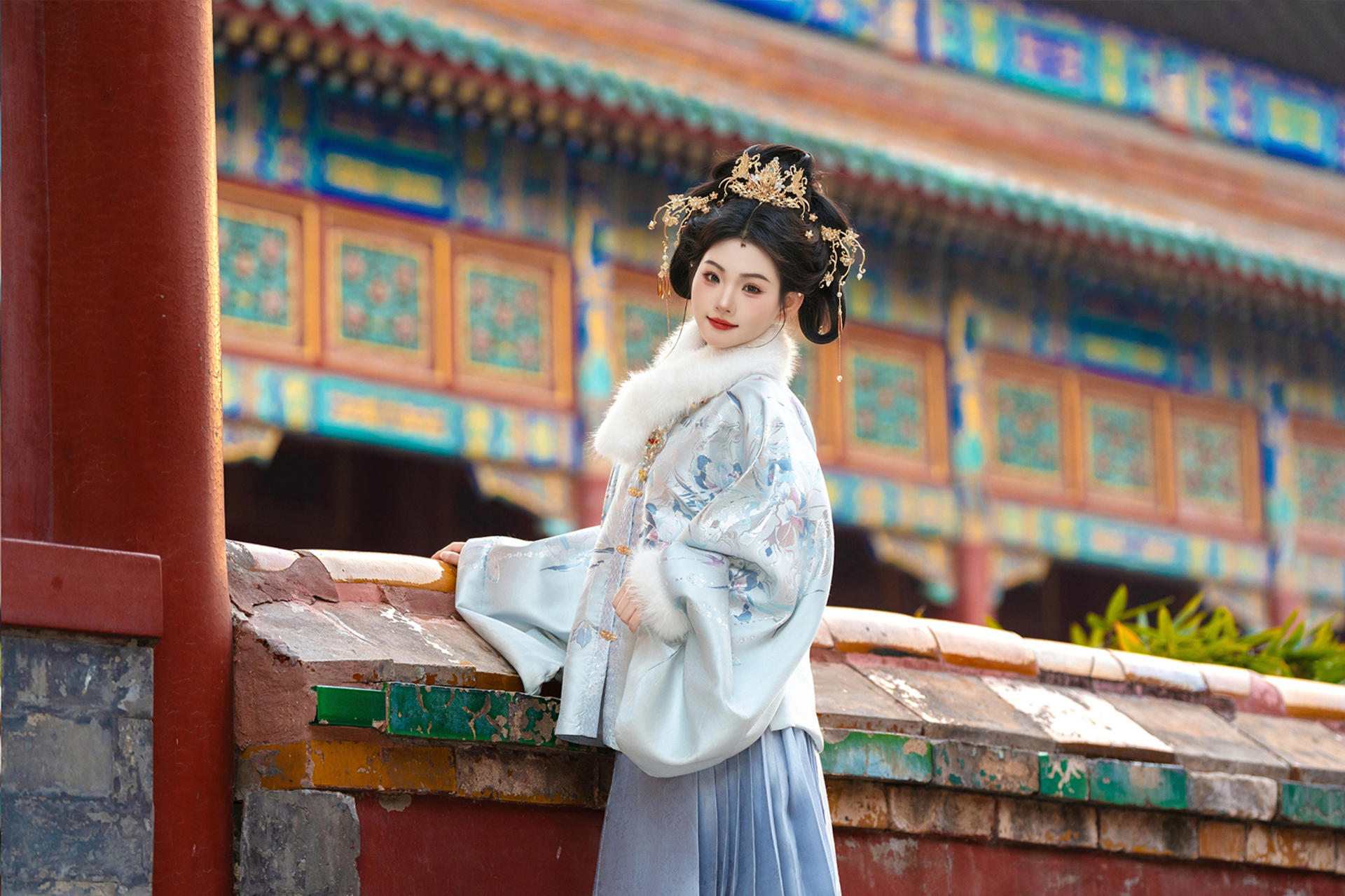 Beijing Beihai Park Ancient Costume Hanfu Travel Photography (Ancient Costume Hanfu + Makeup & Accessories/Photography/Multiple Packages Available) - Thumbnail 5