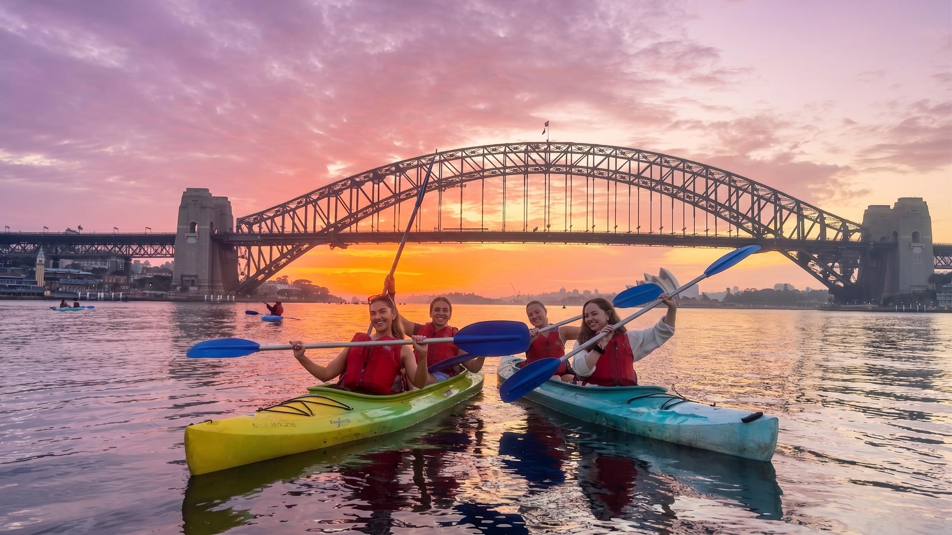 Sydney Sunrise Small-Group Kayak Tour: Harbour Bridge, Opera House - Thumbnail 8