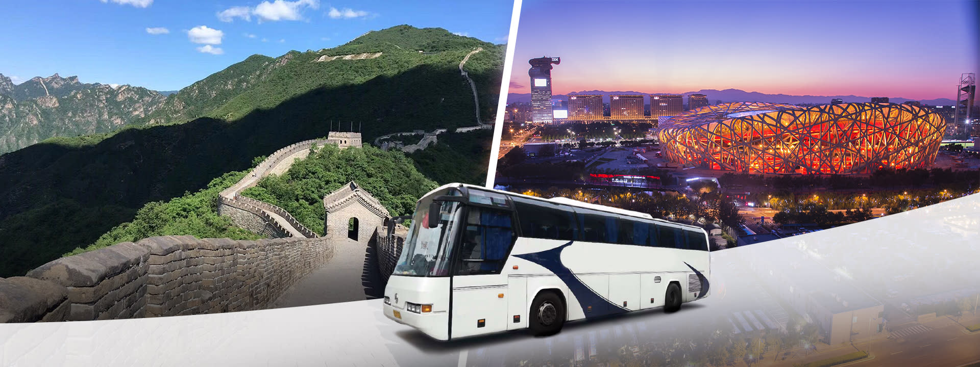 [Sale] Mutianyu Great Wall-Downtown Beijing Round Trip Bus Pass  - Image 1