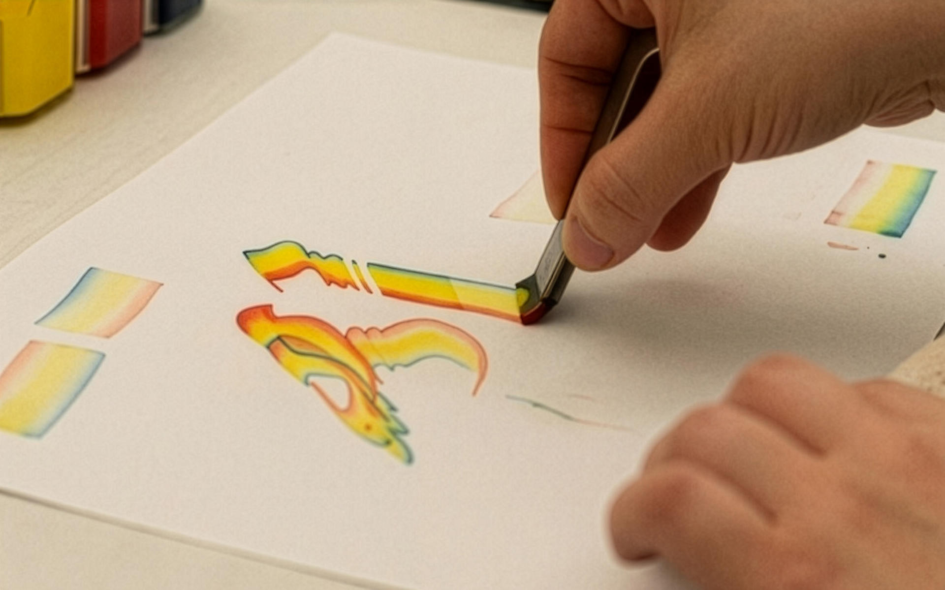 Seoul: Wearing Hanbok and Drawing Hangeul Folk Lettering - Thumbnail 6