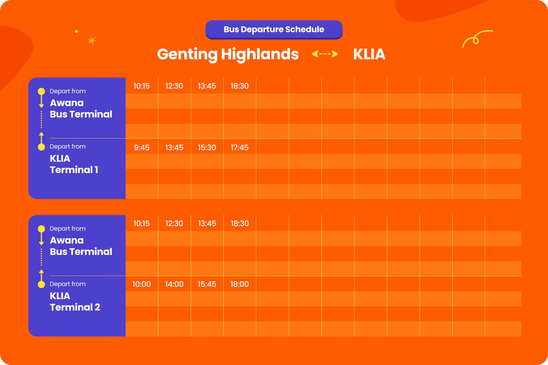 Genting Highlands - Kuala Lumpur International Airport Bus by Aerobus - Thumbnail 2