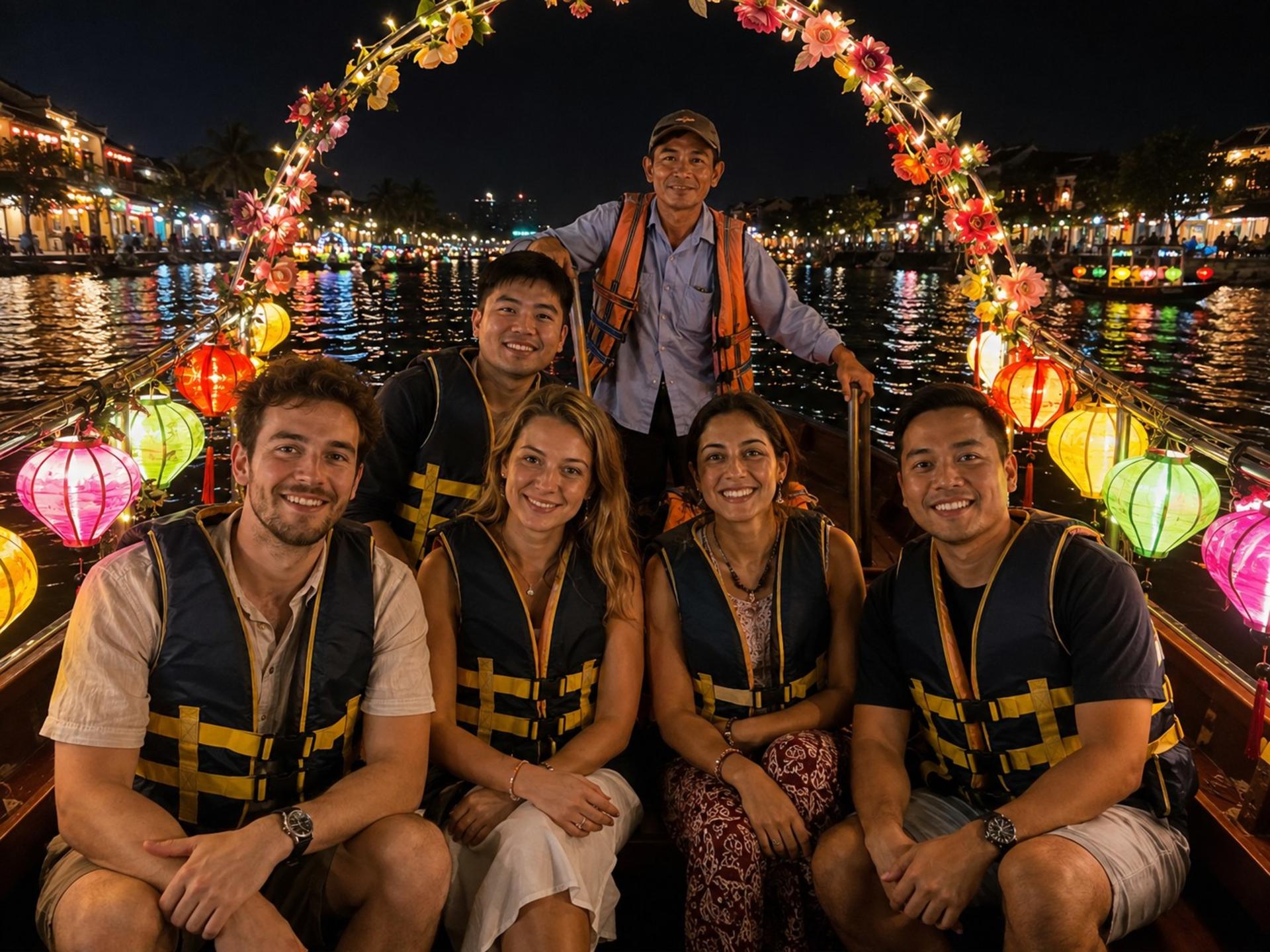 Hoi An : Coconut Basket Boat , River Cruise and Making Lantern Class - Thumbnail 28