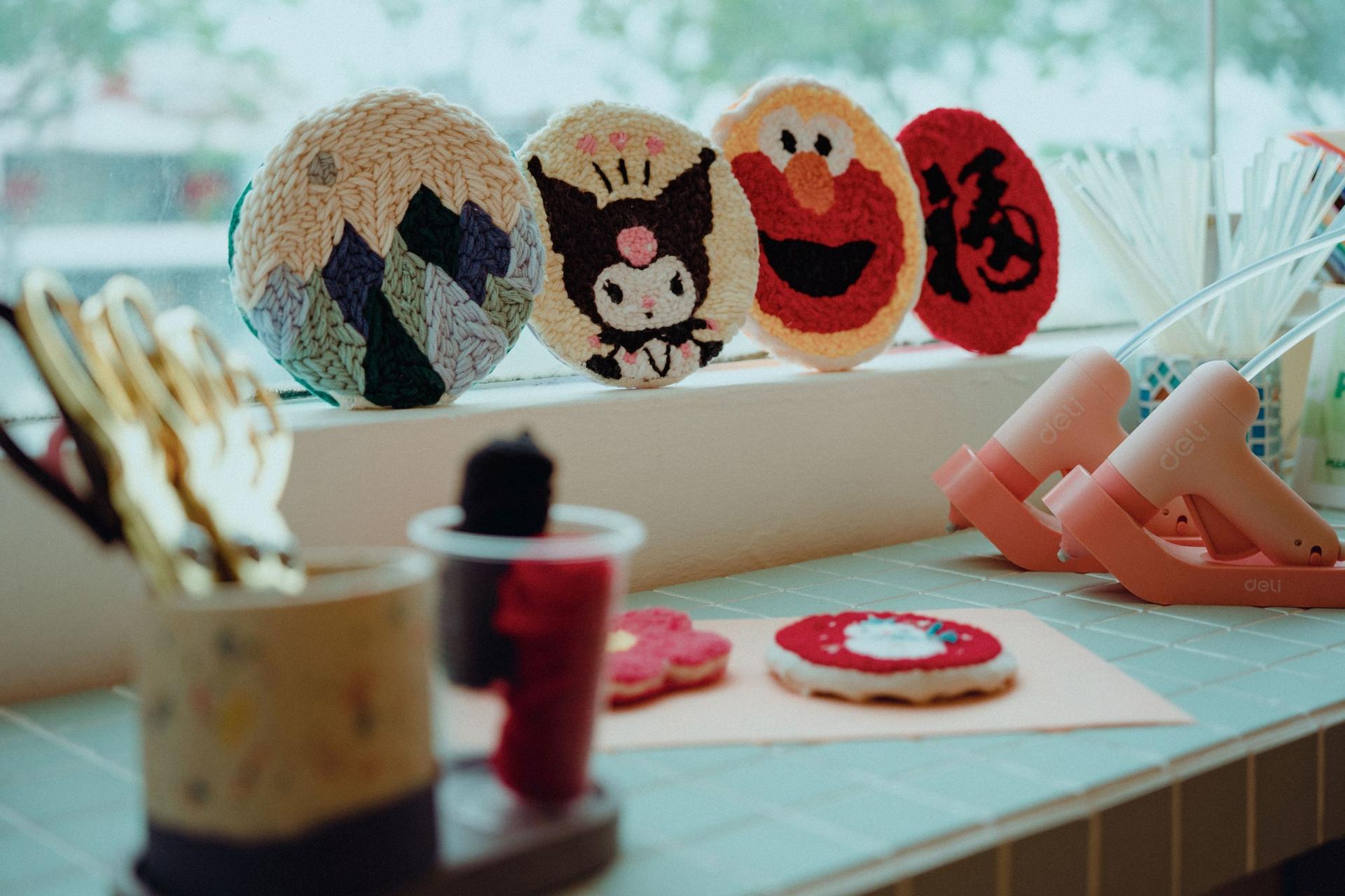 Punch Needle Coaster Embroidery at Hey Decoupage - Thumbnail 2