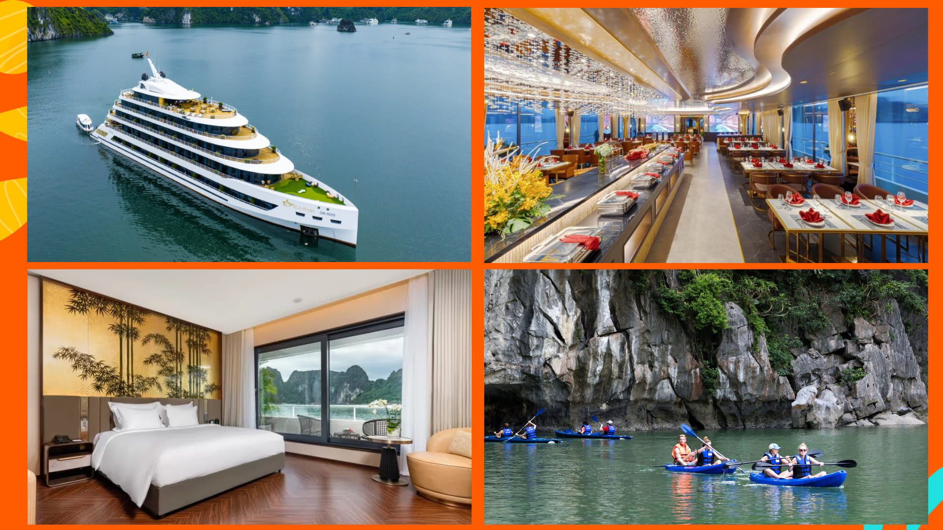 Sea Stars 2D1N Cruise: Ha Long Bay, Sung Sot, Ti Top - Image 1