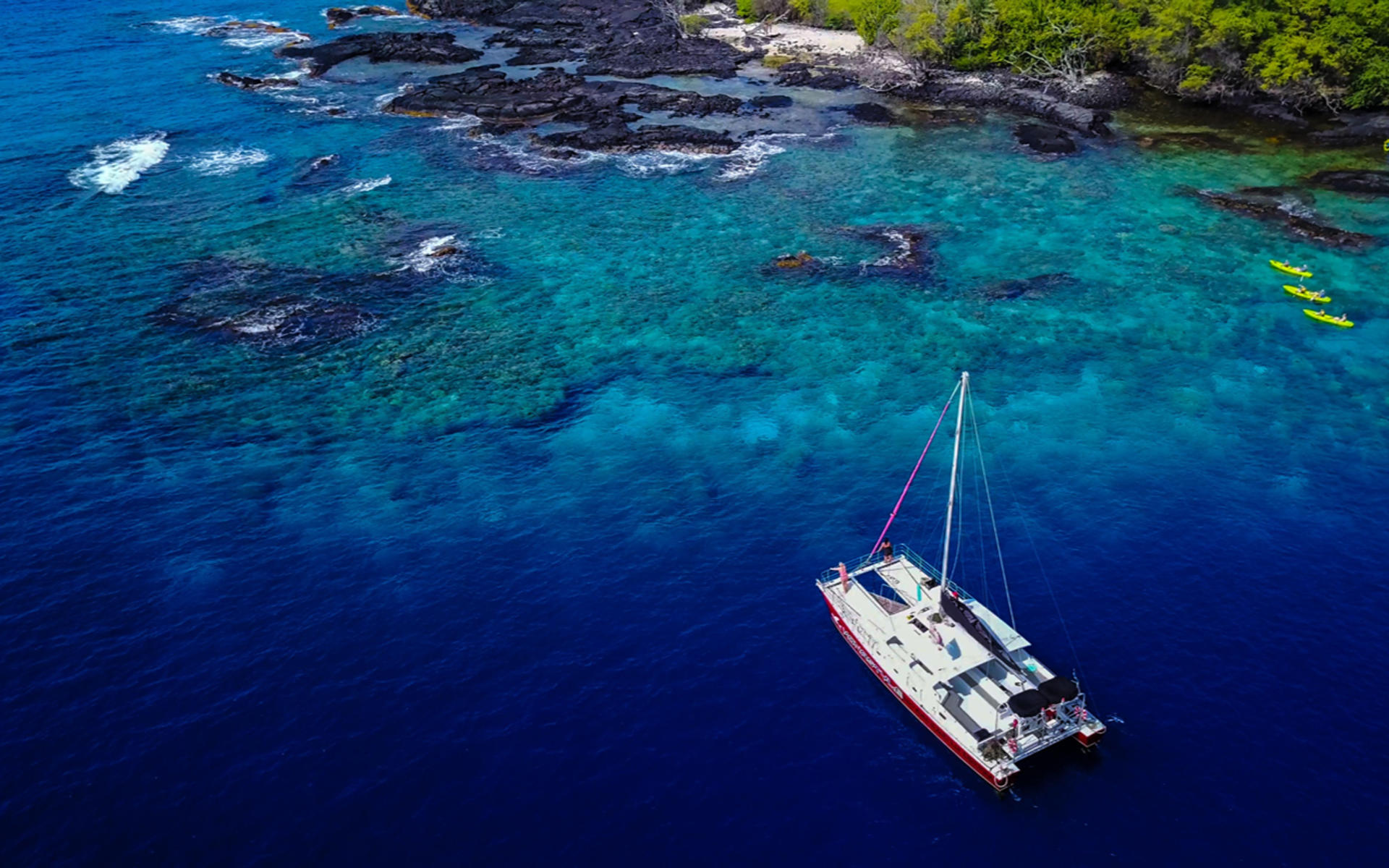 Kealakekua Bay & Captain Cook Monument Snorkel & Sailing Experience - Thumbnail 3