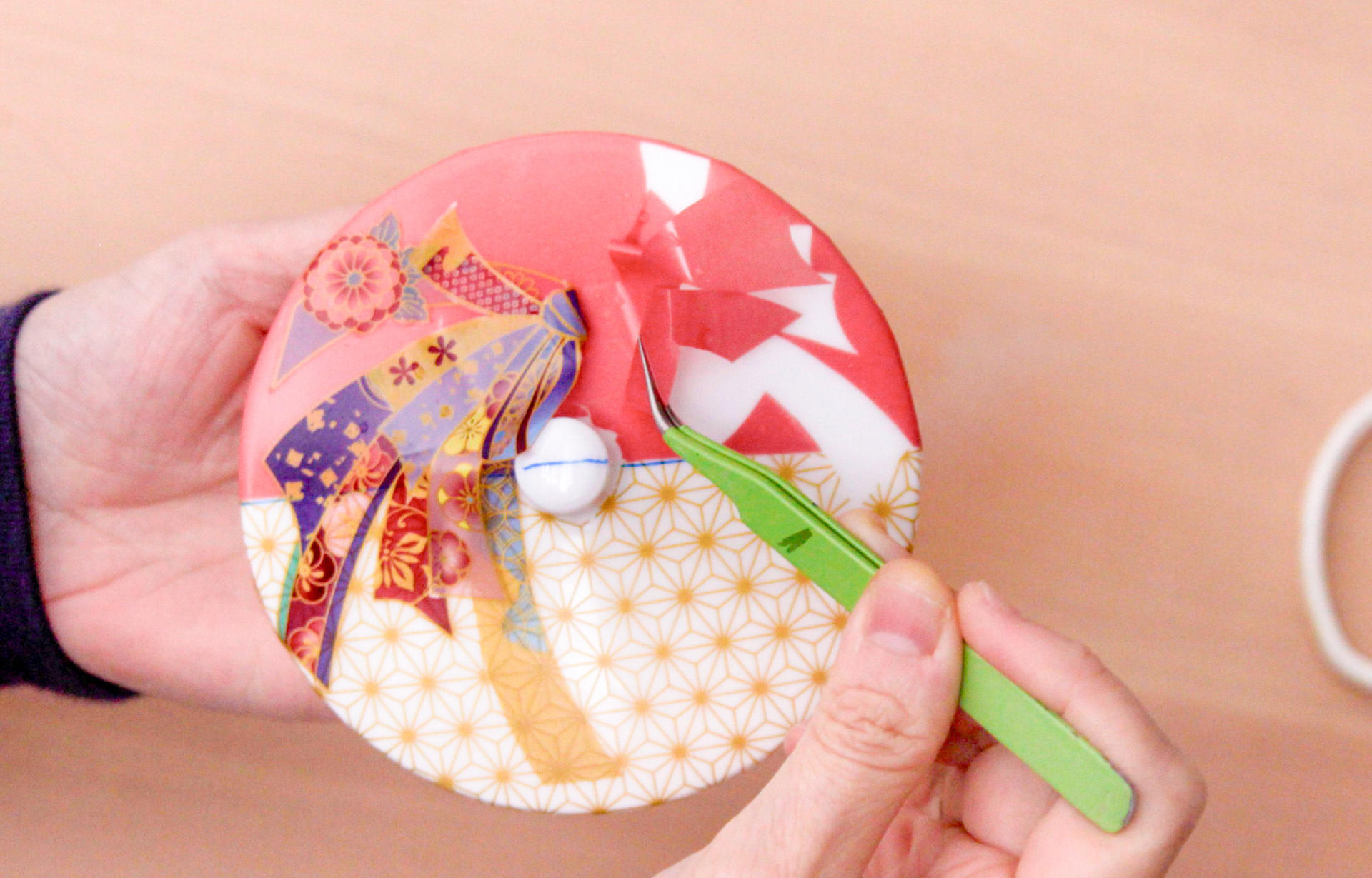 Japanese Royal Ceramic Painting Aesthetics Workshop - Image 1