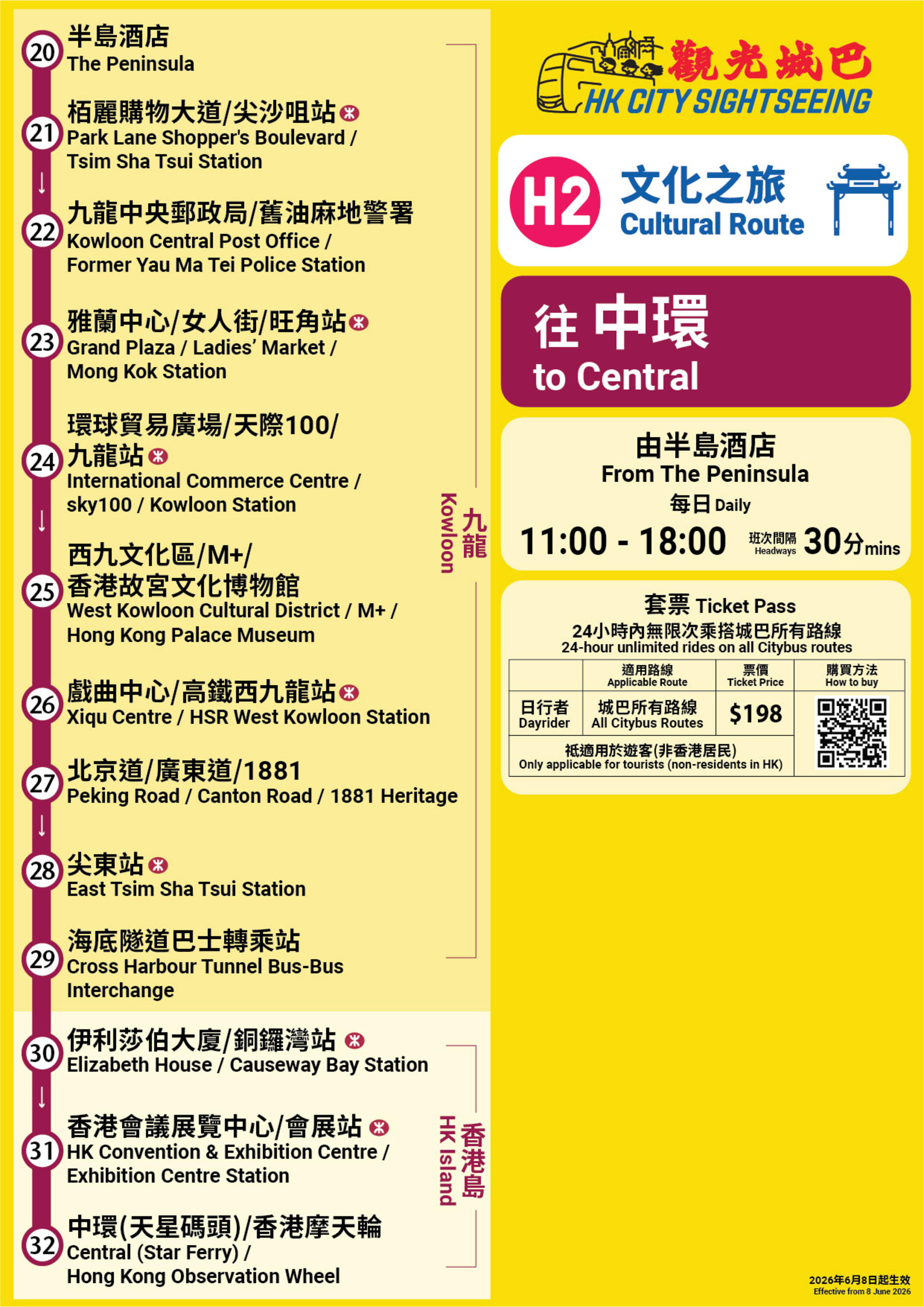 Citybus HK City Sightseeing Bus - Hop On Hop Off Open-top double-decker bus - Thumbnail 21