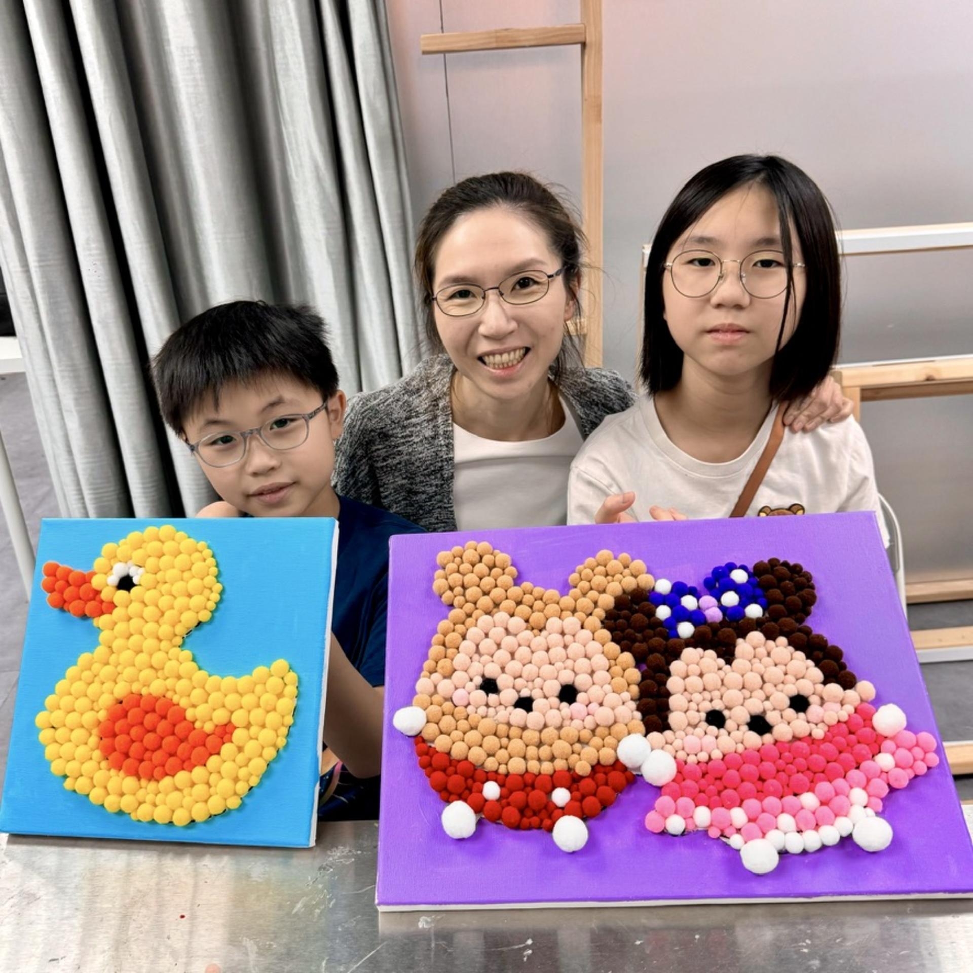 URBANPEACE - Pom Pom Painting | Pom Pom Mirror | Kwun Tong - Image 1