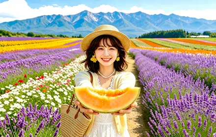 Sapporo Flower Farm Blue Pond Tour