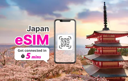 Japan eSIM NTT docomo/Sakura Mobile Unlimited — instant QR code