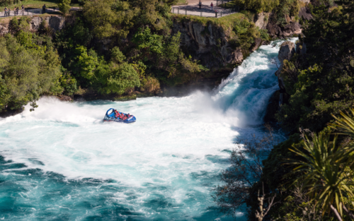 Huka Falls Jet Boat Ride in Taupo