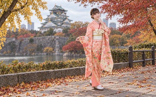 Trải nghiệm thuê kimono và yukata (cung cấp bởi Kawaii Osaka)