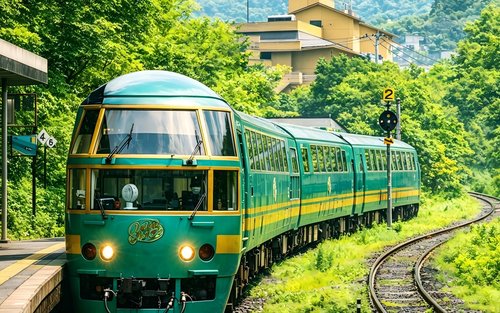 Tur Sehari Kyushu: Kereta Yufuin no Mori & Kota Yufuin & Kuil Nyoirin-ji & Dazaifu & Pemandian Air Panas Neraka (Berangkat dari Fukuoka)