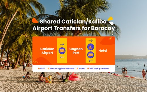 卡提克兰或卡利博机场 - 长滩岛接送