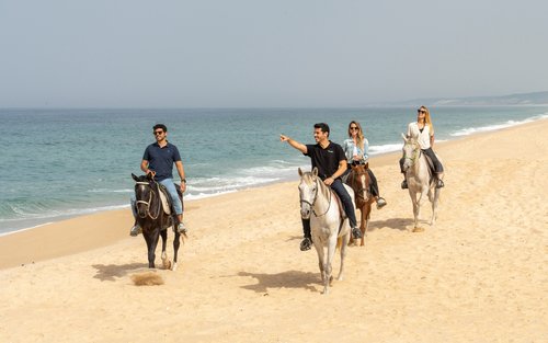 horse riding