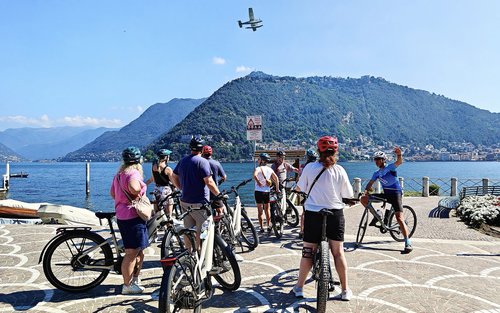 Lake Como & Moltrasio Half-day Sightseeing & Electric Bike Tour