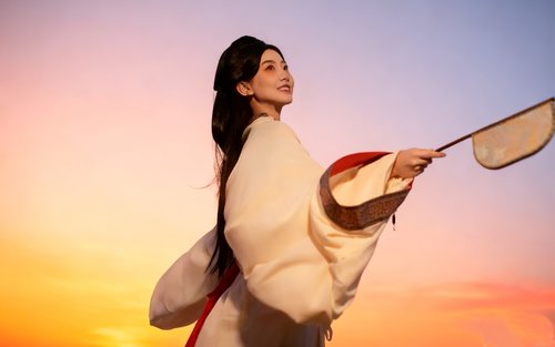 广东潮州汉服簪花旅拍体验（精美汉服租赁+簪花体验+精致妆容+可选一对一跟拍体验）