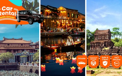 호이안 - 후에/바나힐/다낭/미선 프라이빗 이동 서비스