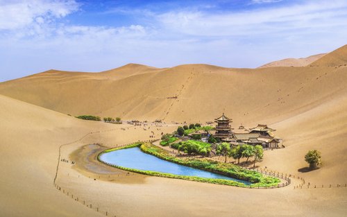 Mingsha Mountain and Crescent Moon Spring Scenic Area