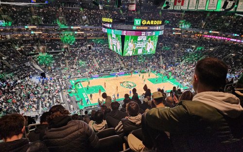 Boston Celtics Basketball Game at TD Garden