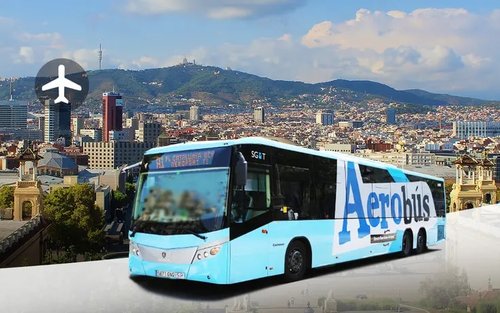 Aerobús BCN: traslados en autobús lanzadera entre el aeropuerto de El Prat (BCN) y el centro de Barcelona