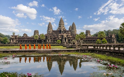 Heldagsutflykt till Angkor Wat med munkvälsignelse