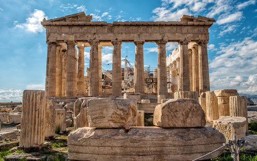 Tour di mezza giornata per piccoli gruppi dell'Acropoli di Atene e del tempio di Zeus Olimpio