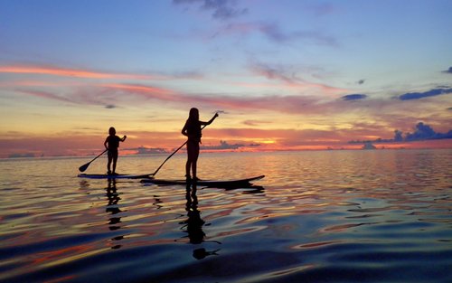 SUP, kayak, at snorkeling sa Blue Cave sa natural na beach ng Okinawa (libre ang mga litrato)