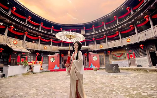 Pengalaman penggambaran dan solekan Hanfu di Zhangzhou Yunshuiyao