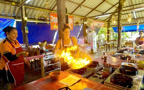 Cooking Class at Thai Charm Cooking School with Meal in Krabi