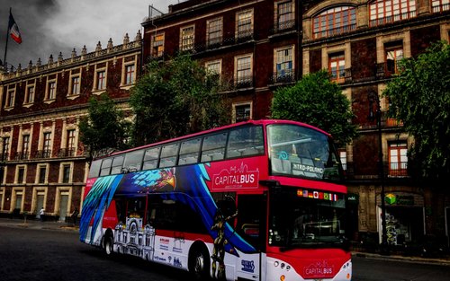 Mexico City Bus Tour: Nocturnal Ride or Hop-On Hop-Off Service