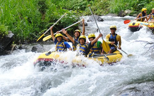 Ayung River Rafting and Ubud Tour with Massage Experience with Korean Speaking Driver