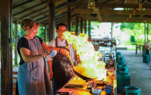 Nông trại dạy nấu ăn Rice Barn Thai Chiangmai