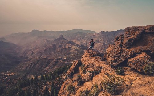 Lawatan ke tengah gunung berapi di Gran Canaria