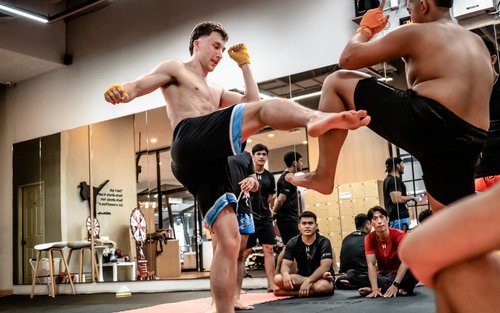 Project-H Muay Thai Gym at Samyan Mitrtown in Bangkok
