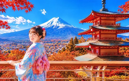 Tour classico del Monte Fuji | Parco Arakurayama Sengen / Quinta stazione del Monte Fuji, Oshino Hakkai e Gotemba Premium Outlets / Gita di un giorno alle terme | Partenza da Tokyo/Shinjuku