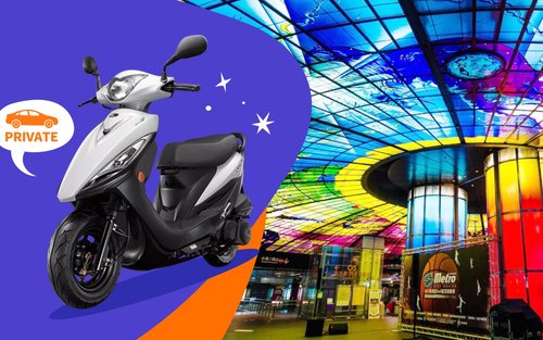 Kaohsiung Scooter Rental: Pick-up at Zuoying HSR Station