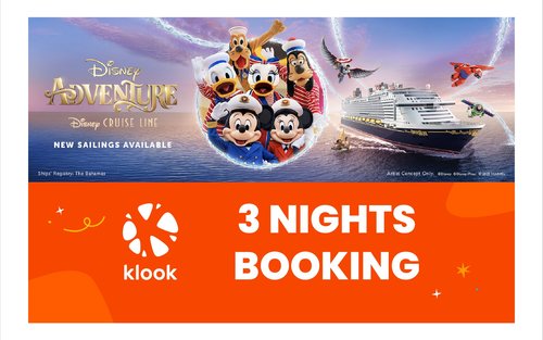3-Gabing Cruise mula Singapore sa Disney Adventure (Lahat ng Paglalayag)
