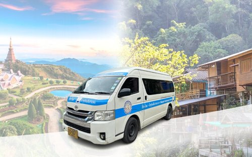 清迈至Monjam & Maekampong & Doi Inthanon共乘面包车