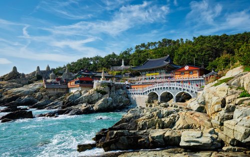 釜山市熱門景點一日遊（含海雲臺藍線公園）