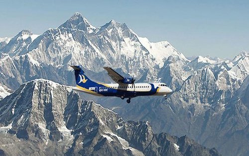vuelo a la montaña Everest
