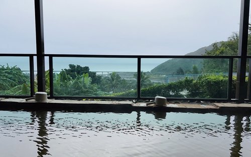Taitung: Taimali Shanshui Yan Hot Spring Resort - Offentligt bad og private badefaciliteter