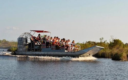 Excursion en hydroglisseur dans les marais avec transport au départ de La Nouvelle-Orléans