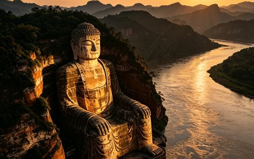 Excursion d'une journée complète au Grand Bouddha de Leshan et à la vieille ville de Huanglongxi