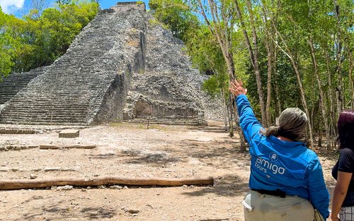 Coba, Chichen Itza, Cenote & Valladolid with Buffet Lunch