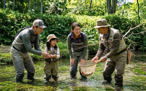 Private River Fishing & Wild Lunch with Expert Guide & Translator
