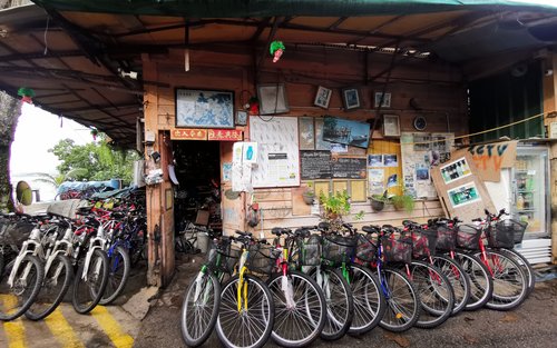 Aluguel de bicicletas em Pulau Ubin