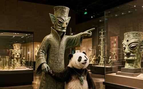 Excursie de o zi în Chengdu: Baza de Cercetare și Reproducere a Ursuleților Panda & Explorarea Muzeului Sanxingdui