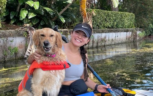Esperienza con paddleboard o kayak trasparente con cuccioli a Orlando