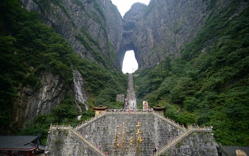 Tianmen Mountain, Kereta Gantung, dan Gallery Road di Zhangjiajie